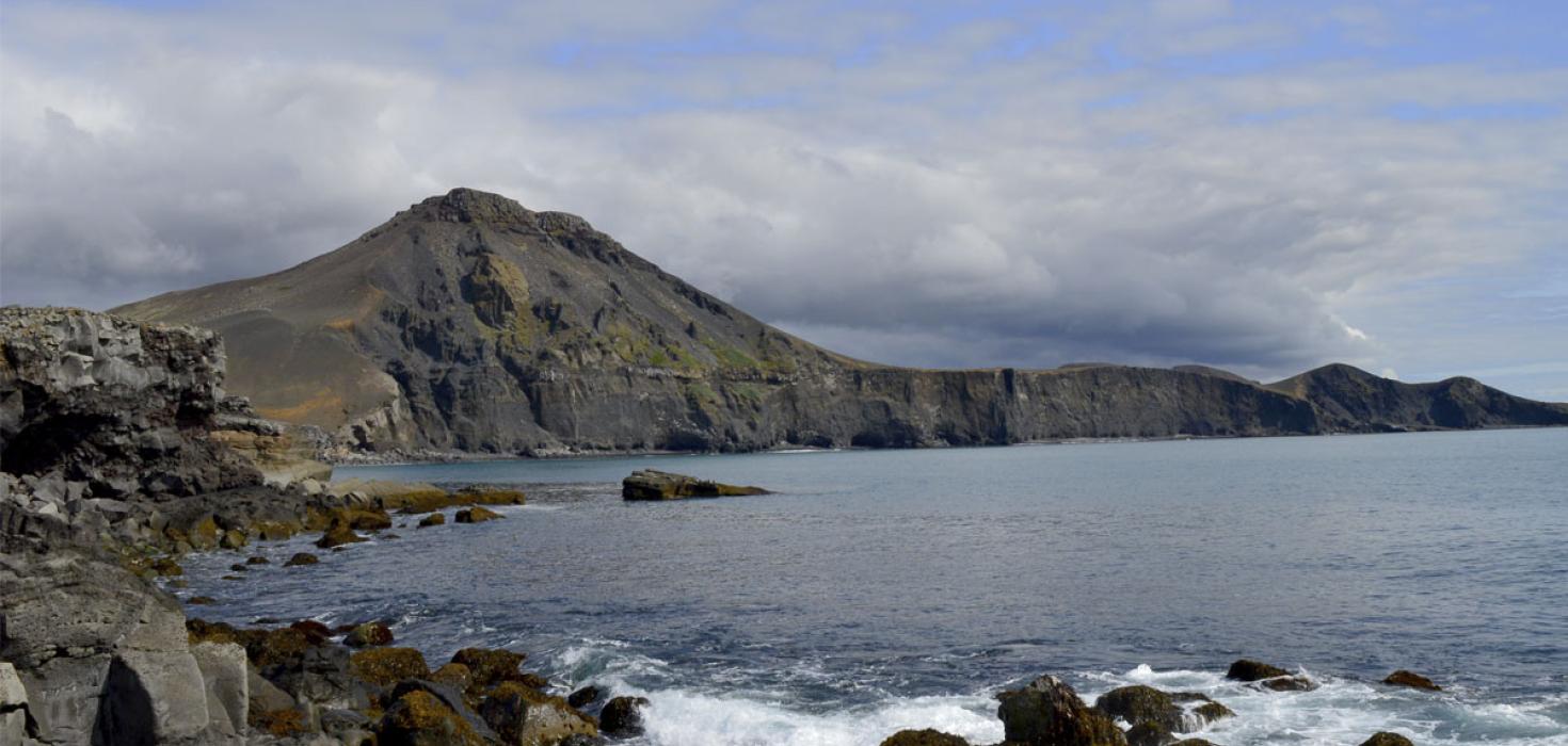 Festarfjall við Hraunsvík á Reykjanesskaga. Svæðið er á náttúruminjaskrá (C-hluta).