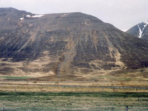 Skriðuör í Lönguhlíðarfjalli í Hörgárdal