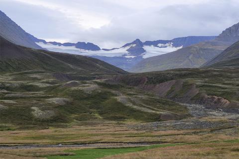 Heljardalsheiði milli Eyjafjarðar og Skagafjarðar.