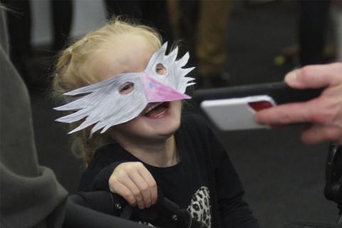 Sýningarbás Náttúrufræðistofnunar Íslands á Vísindavöku Rannís 2019