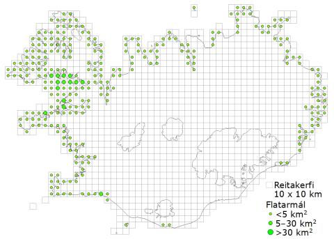 Útbreiðslukort þangfjörur