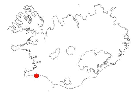 Selvogur á Íslandskorti