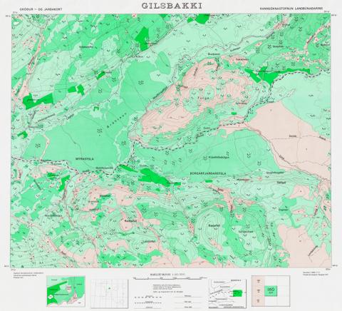 Gróður- og jarðakort (RALA) 1:20.000