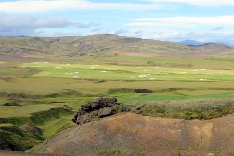 Garðlönd og tún í Skaftárdal