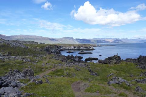 Snæfellsnes, milli Arnarstapa og Hellna